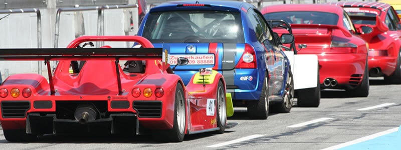 You can expect an interesting and varied array of cars on a track day.