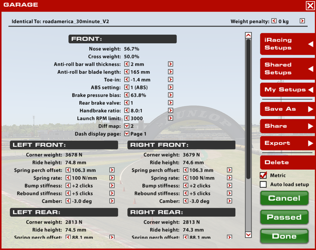 dirt late model setup guide