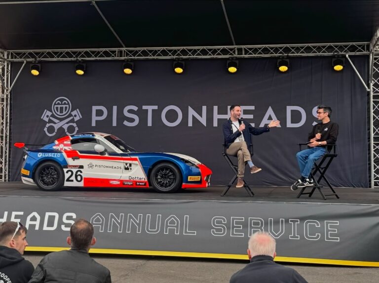 Scott Mansell on stage at the PistonHeads Annual Service